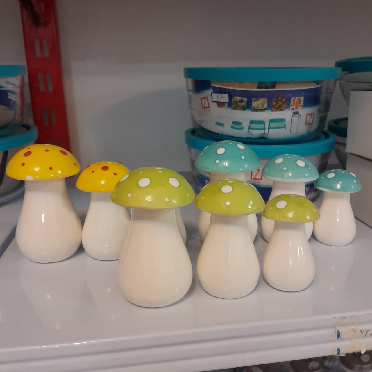 نمکدون فانتزی قارچ سه تایی