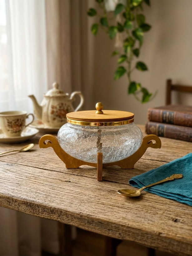 شکلاتخوری آبگز لب طلایی